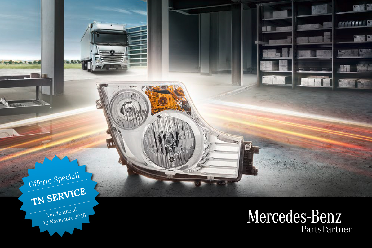 Mercedes-Benz Parts Partner 2018 - Ricambi originali ad un prezzo speciale  - TN Service