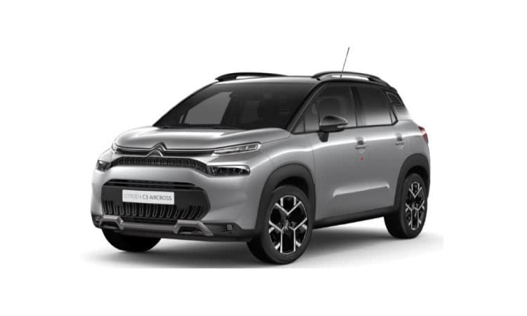 Citroën C3 Aircross BlueHDi EAT6 noleggio breve termine da 40€ al giorno.