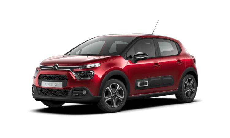 Citroën C3 1.2 Puretech Shine Pack noleggio breve termine da 40€ al giorno.