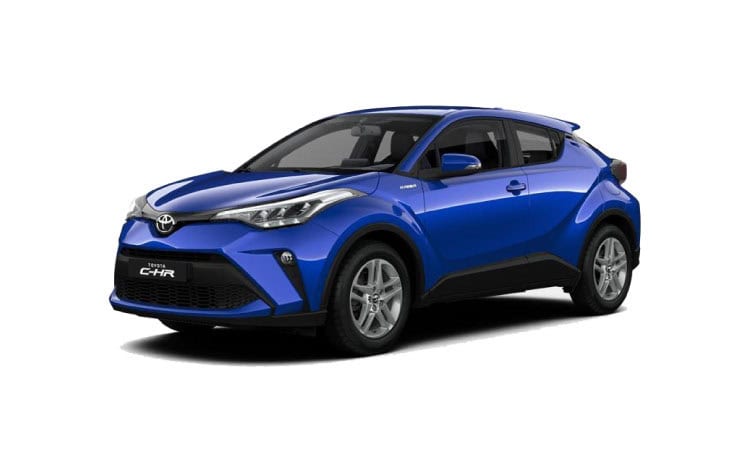 Toyota C-HR Hybrid, short-term rental from €45 per day.